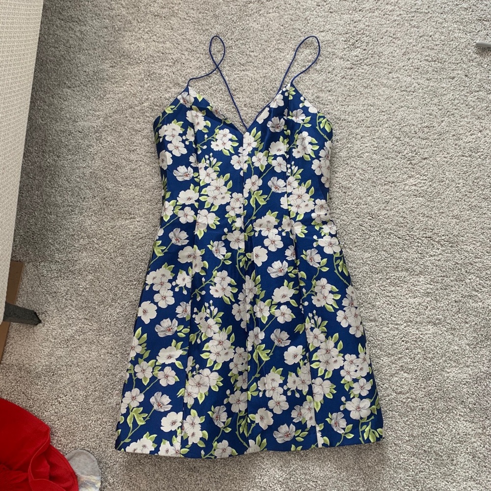alice and olivia floral dress